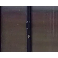 Serre e Giardini Serratura e chiavi su porta scorrevole per Serra Professionale