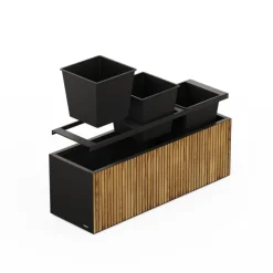 Herstera Sistema di Irrigazione Automatica per Fioriera in Metallo DECO 150x50x50 cm