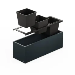 Herstera Sistema di Irrigazione Automatica per Fioriera in Metallo 150x50x50 cm