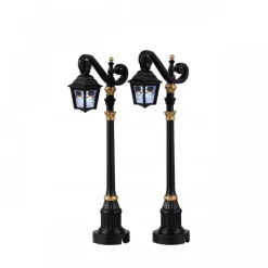 Lemax Skeleton Deco Lamp Set of 2 B/O 4.5V Cod. 24987