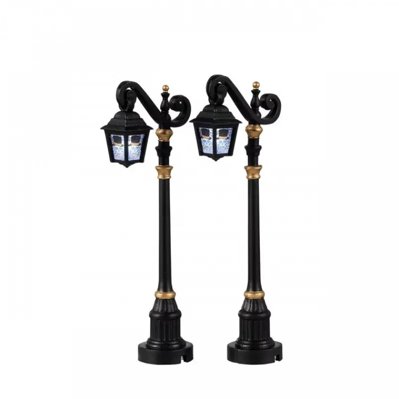 Lemax Skeleton Deco Lamp Set of 2 B/O 4.5V Cod. 24987
