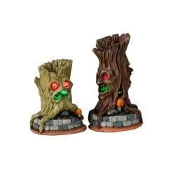 Lemax Spooky Tree Trunks Set of 2 B/O 4.5V Cod. 44307