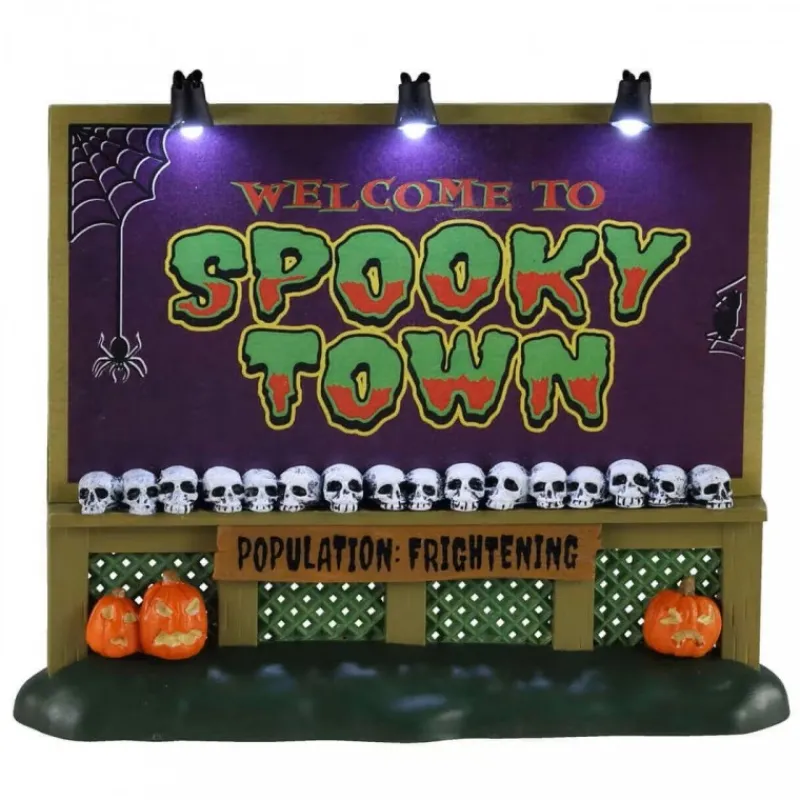 Lemax Spookytown Sign B/O 4.5V Cod. 04710