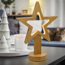 Lotti Stella con Base H25cm LED BIANCO CALDO