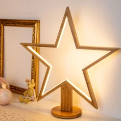 Lotti Stella con Base H55cm LED BIANCO CALDO