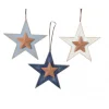 Kaemingk Stella da Appendere in Legno 14 cm. Pezzo Singolo
