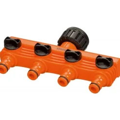 Stocker Raccordo rubinetto a 4 uscite 1/2 3/4