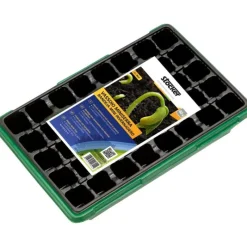 Stocker Vassoio miniserra con vasetti in plastica 37 x 24 x h11 cm