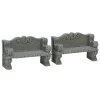Lemax Stone Bench Set of 2 Cod. 74612