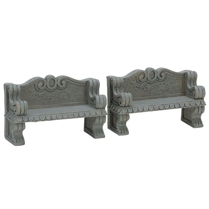 Lemax Stone Bench Set of 2 Cod. 74612