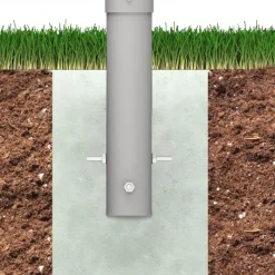 Biohort Supporti da Murare per Frangivista in Metallo