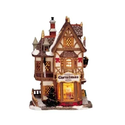 Lemax Tannenbaum Christmas Shoppe con Alimentatore Cod. 35845