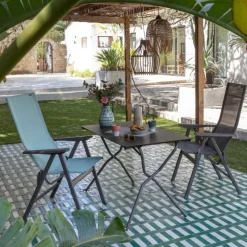 LaFuma Tavolo ANYTIME 110 x 68 cm LFM5105 Fusain