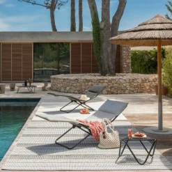 LaFuma Tavolo Basso COCOON ALLURE 96 x 102 cm LFM2717 Fusain