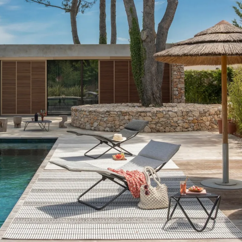 LaFuma Tavolo Basso COCOON ALLURE 96 x 102 cm LFM2717 Fusain