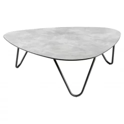 LaFuma Tavolo Basso COCOON ALLURE 96 x 102 cm LFM2717 Ciment/Noir