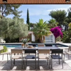 LaFuma Tavolo da giardino allungabile ORON 170/205x100 cm LFM5322 Fusain/Titane