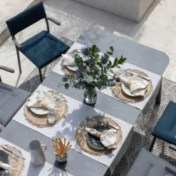 LaFuma Tavolo da giardino allungabile ORON 170/205x100 cm LFM5322 Fusain/Titane