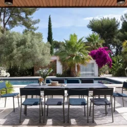 LaFuma Tavolo da giardino allungabile ORON 170/205x100 cm LFM5322 Fusain/Titane