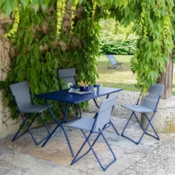 LaFuma Tavolo da giardino pieghevole BALCONY 120x70 cm LFM5339 CB Indigo/Indigo