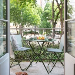 LaFuma Tavolo da giardino pieghevole BALCONY 70x70 cm LFM5357 CB Moss/Moss