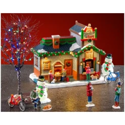 Lemax The Christmas Cafe Set con Alimentatore 4.5V Cod. 56675