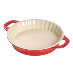 Staub Tortiera Tonda 36 cm Rossa in Ceramica
