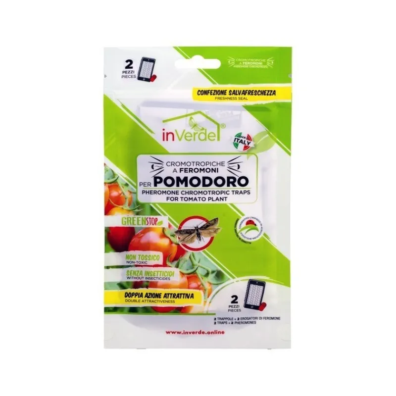 InVerde Trappola Adesiva Cromotropica per Pomodoro
