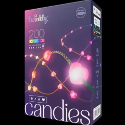 Twinkly CANDIES a Cuore Luci di Natale Smart 200 Led RGB II Generazione Cavo Verde