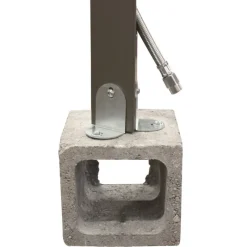 Acquapoint Zanchette di Fissaggio in Metallo Zincato per Fontane da Interrare Aquapoint