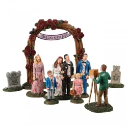 Lemax Zombie Wedding Party Set Of 9 Cod. 23587